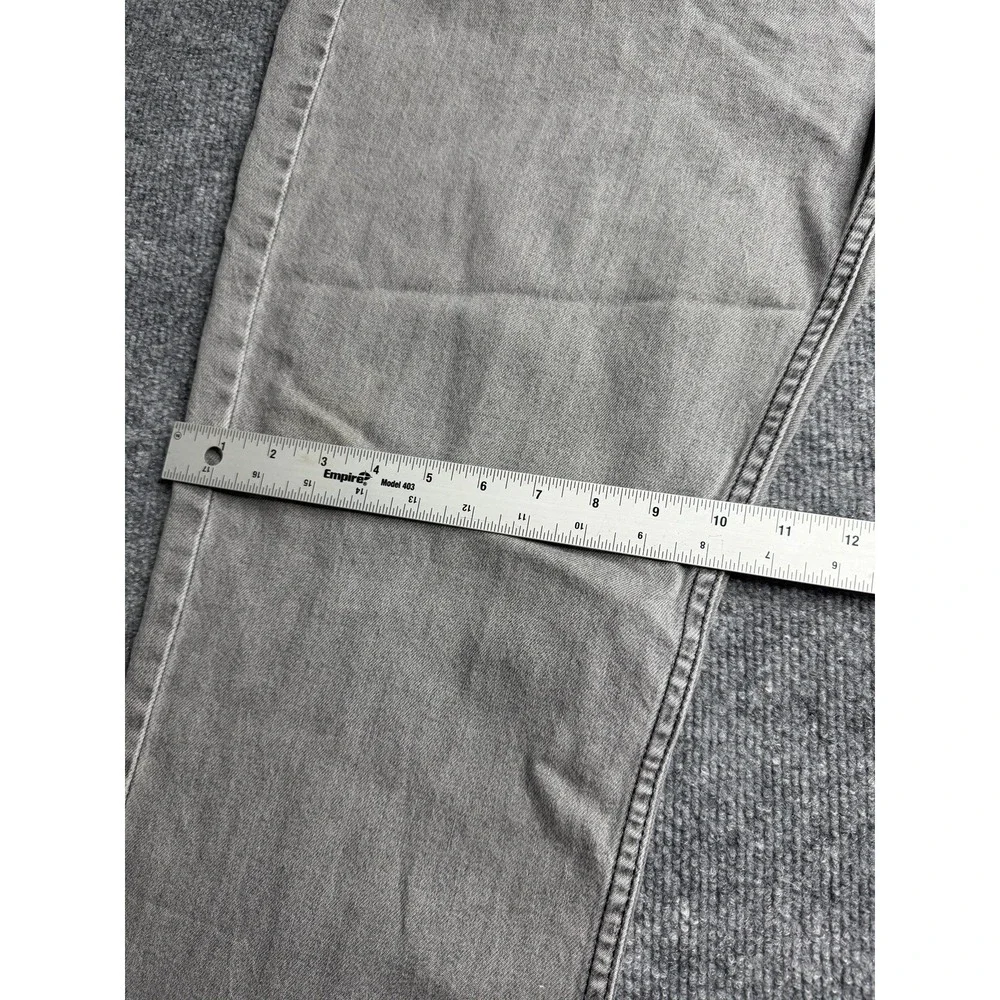 Levi's  514 Jeans Mens 42x32 Gray Straight Fit Denim Gray